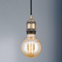 ORION Jailhouse socket hanging light matt brass