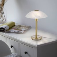 Paul Neuhaus Enova table lamp, matt brass
