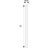 SLV LED tube bulb C T8, G13, 24 W, length 151 cm, 4,000 K