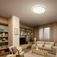 Philips Superslim LED ceiling light, white, CCT, dimmable
