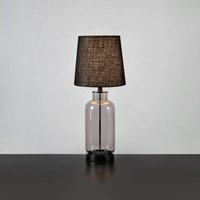 Markslöjd Costero table lamp, smoky grey/black, 61.5 cm