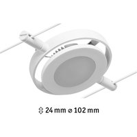 Paulmann Wire RoundMac spot blanc pour câble