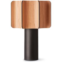 LZF Tischlampe Kactos, kirschholzfarben/schwarz, Höhe 52 cm