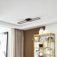 LED ceiling lamp Tjado, long, , metal