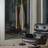 OSRAM LED-golvlampa Decor Flat Felt, grå, filt, 3 000 K