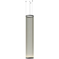 Vibia LED hanging light ARRAY green 193 x 37 cm cylinder 927 dimmable