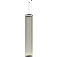 Vibia LED-hänglampa ARRAY grön 193 x 37 cm cylinder 927 dimbar