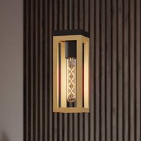 EGLO Nafferton pendant light, wood, one-bulb