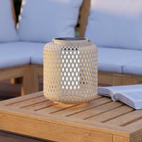 EGLO LED lantern Marliano, light wood, wood