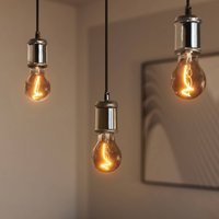 OSRAM hänglampa VINTAGE 1906 BOBBIN, grå, metall, Ø 10 cm