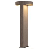 Zambelis LED path light E384, 2-bulb, concrete, height 70 cm