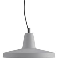 Karman Gangster hänglampa, grå, Ø 35 cm, keramik, E27