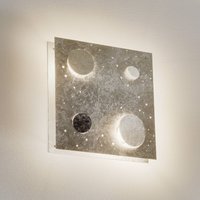 Knikerboker Buchi wall light 32x32cm silver leaf