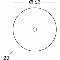 austrolux Kolarz Moon vägglampa, silverfärgad, Ø 62 cm, metall/glas