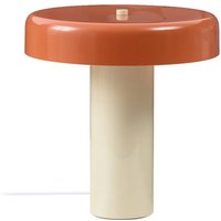 NOLA Tischleuchte Dionne, orange/beige, 33 cm, Metall, E14