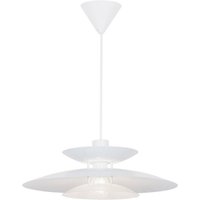 Viokef Hänglampa Nino, vit, Ø 45 cm, metall