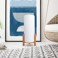 Näve Madita LED table lamp, height 48 cm, Natur/white