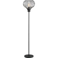 Freelight Aglio floor lamp, height 180 cm, black, metal