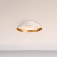 Carpyen LED-utomhustaklampa Boop! Ø 37 cm vit/guld