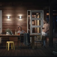 Philips Python utomhuslampa antracit 4 000 K sensor