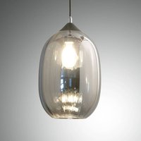 Fabas Luce Infinity pendant light made of glass, 1-bulb, Ø 20cm