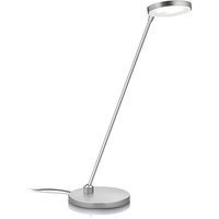 Knapstein LED table lamp Thea-T, matt nickel