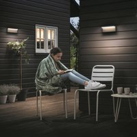 Philips LED-utomhusvägglampa Bustan 2-pack, 2 700 K