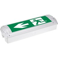Ledino Hamm LED emergency exit light, recessed, IP65 6500K