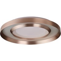 Brilliant Onix LED ceiling lamp, Ø 60 cm, rose gold, metal