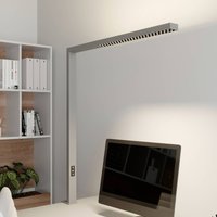 Arcchio LED clip-on lamp Jolinda, silver, metal, dimmable