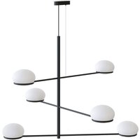 LEDS-C4 Coco Chandelier suspension, noire/blanche