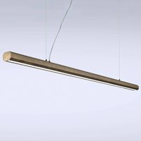 Marchetti LED pendant light Materica Beam 200 cm brass
