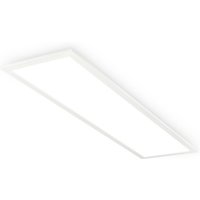 Briloner LED panel Simple A, white, 100 x 25 cm, metal, 4,000 K