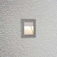 EVN P2140 LED-vägginbyggnadslampa, 3 000 K, aluminium