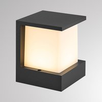 Molto Luce FYNN-Y LED outdoor wall lamp, anthracite, 12 cm, IP65, CCT on/off