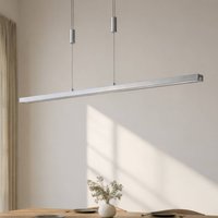 Lucande LED pendant light Myron, touch dimmer, CCT, aluminium