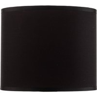 Luminex Soho lampshade, black/gold, textile, Ø 18 cm