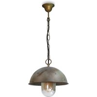 Moretti Luce Pendant light Circle inside brass antique Ø 25 cm