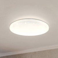 EGLO LED-taklampa Frania-S med kristalleffekt Ø 43 cm