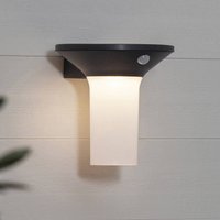 STAR TRADING Valta LED solar wall light with motion sensor
