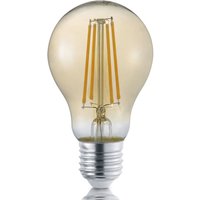Trio Lighting LED-filamentlampa E27 8W guld switch dimmer 2700K