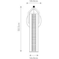 Quintiesse LED-vägglampa ESPADA, guldborstad, Ø 16 cm, metall IP44