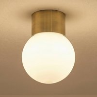 SIGMA Ceiling light Hotel Mood 1, gold, metal, glass, G9