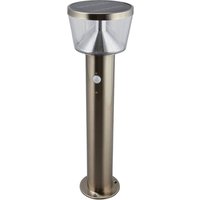 Lindby LED-Solar-Sockelleuchte Antje, Bewegungsmelder, IP44