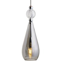 EBB & FLOW Smykke M silver smoke grey crystal swirl