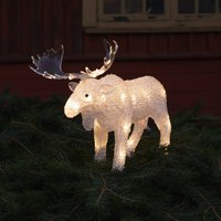 Konstsmide Christmas LED illuminated figure Elch for outdoor use Battery
