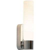 LEDS-C4 LED-vägglampa Dresden IP44, krom, aluminium, glas
