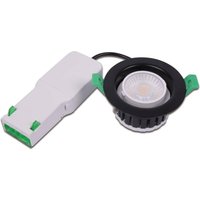 Hera LED recessed spotlight Eco R 68 stainless steel Ø 9 cm metal IP65 CCT
