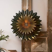 STAR TRADING Crystal decorative star paper no socket green