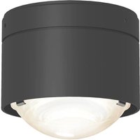Puk! 80 One LED-Deckenspot Linse matt, anthrazit